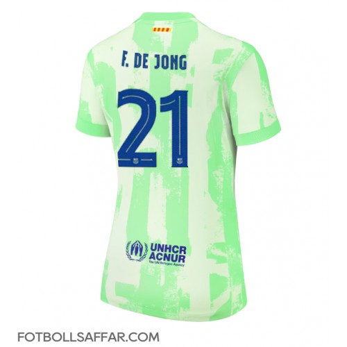 Barcelona Frenkie de Jong #21 Tredjeställ Dam 2024-25 Kortärmad